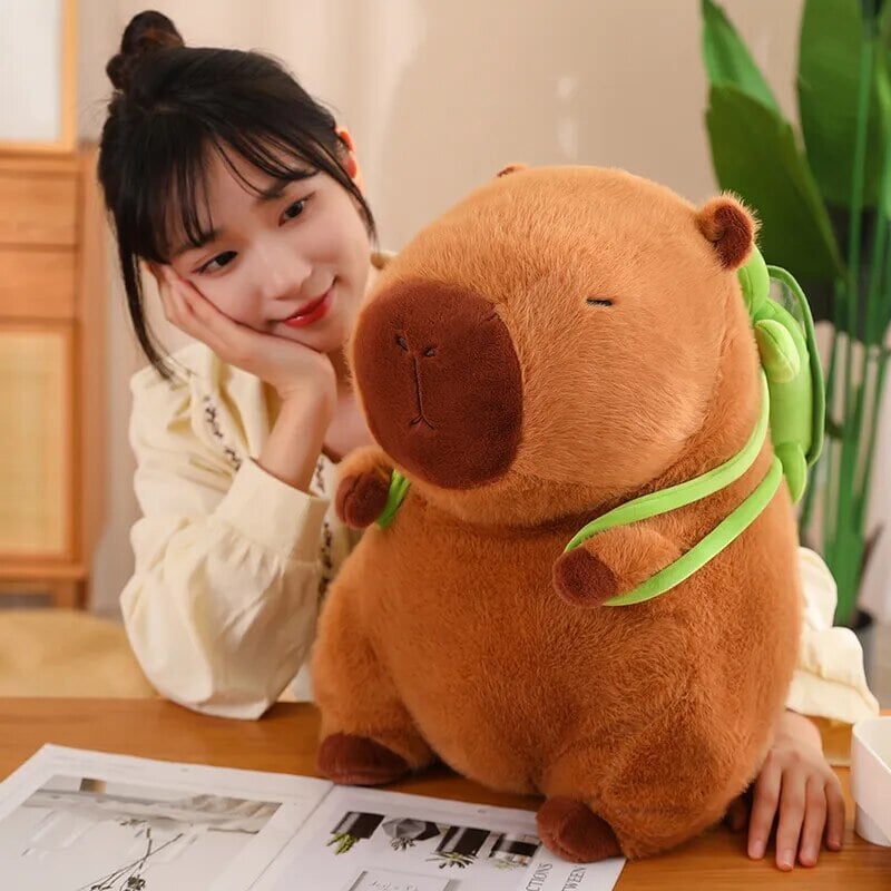 Charming Capybara Turtle Backpack Plush Toys