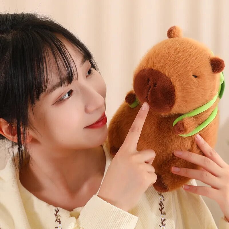 Charming Capybara Turtle Backpack Plush Toys