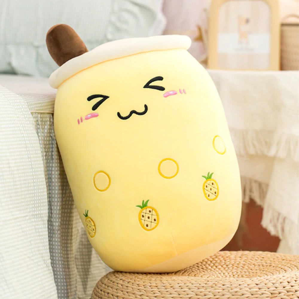 Delightful Bubble Tea Family Plush Fruit Collection