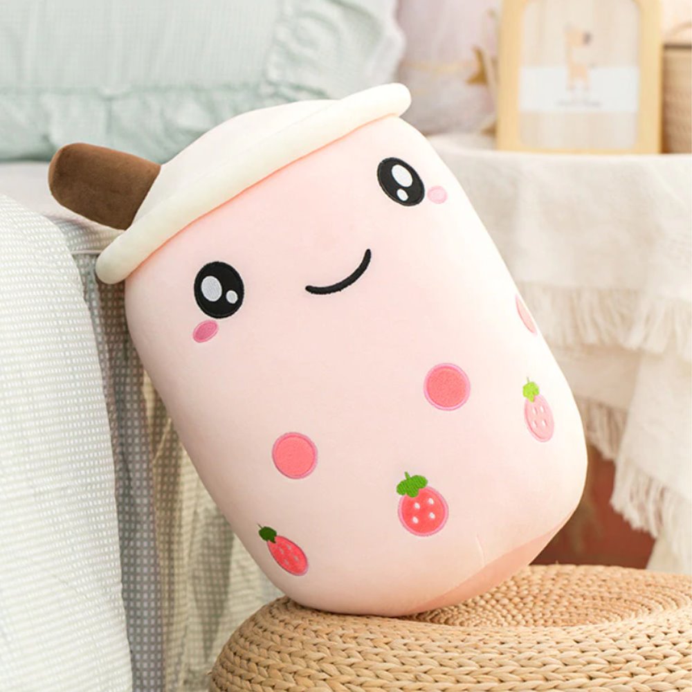 Delightful Bubble Tea Family Plush Fruit Collection