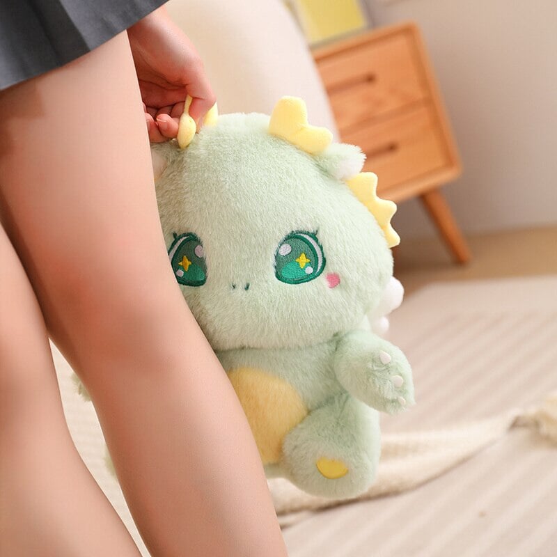 Cuddly Plush Family of Fluffy Baby Dragons