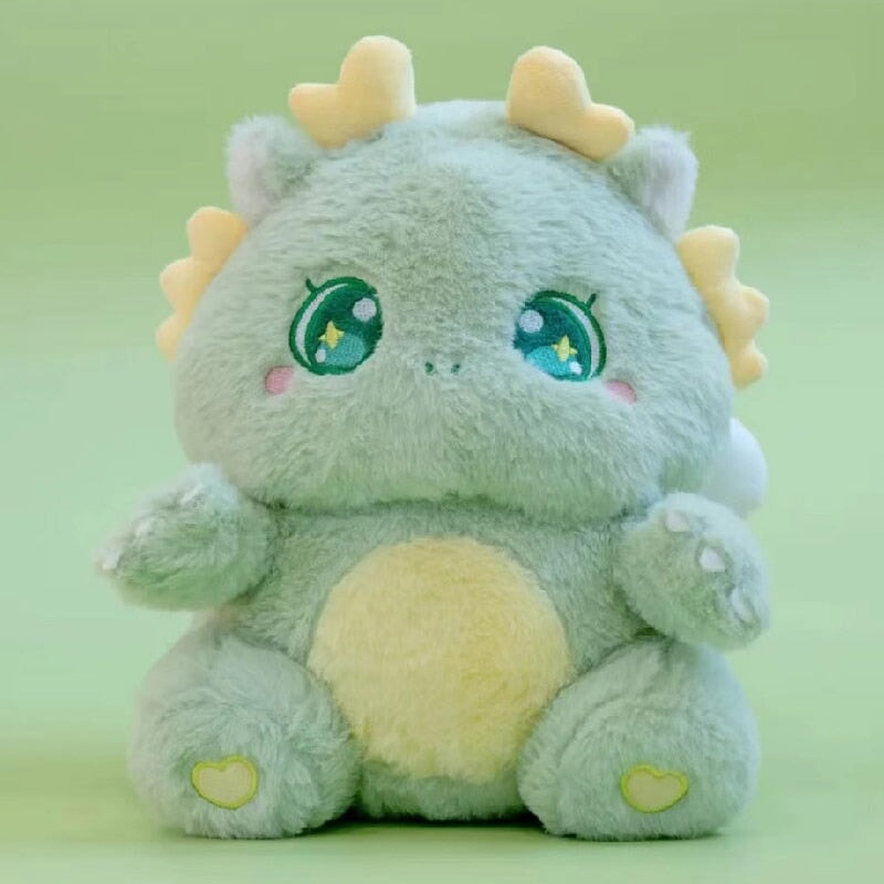 Cuddly Plush Family of Fluffy Baby Dragons
