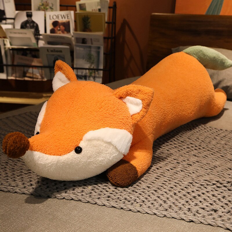 Adorable Fluffy Giants: Dragon, Fox, Bunny, Bear, and Shark Plush Toys!