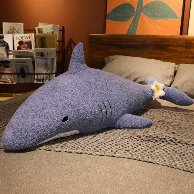 Adorable Fluffy Giants: Dragon, Fox, Bunny, Bear, and Shark Plush Toys!