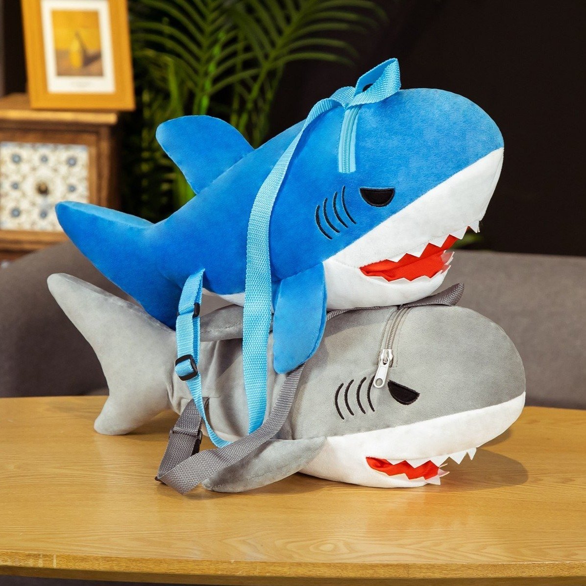 Adorable Tod the Shark Plush Backpack for Fun Adventures!