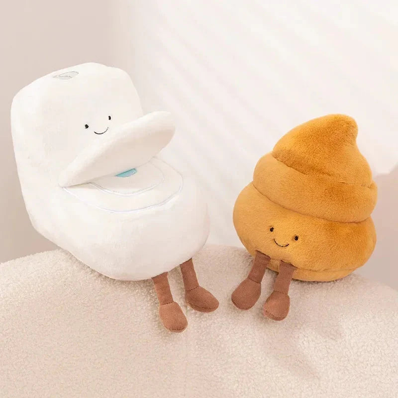 Ultimate Toilet Buddies Plushie Collection: Fun Poop Tissue Plunger Toys!