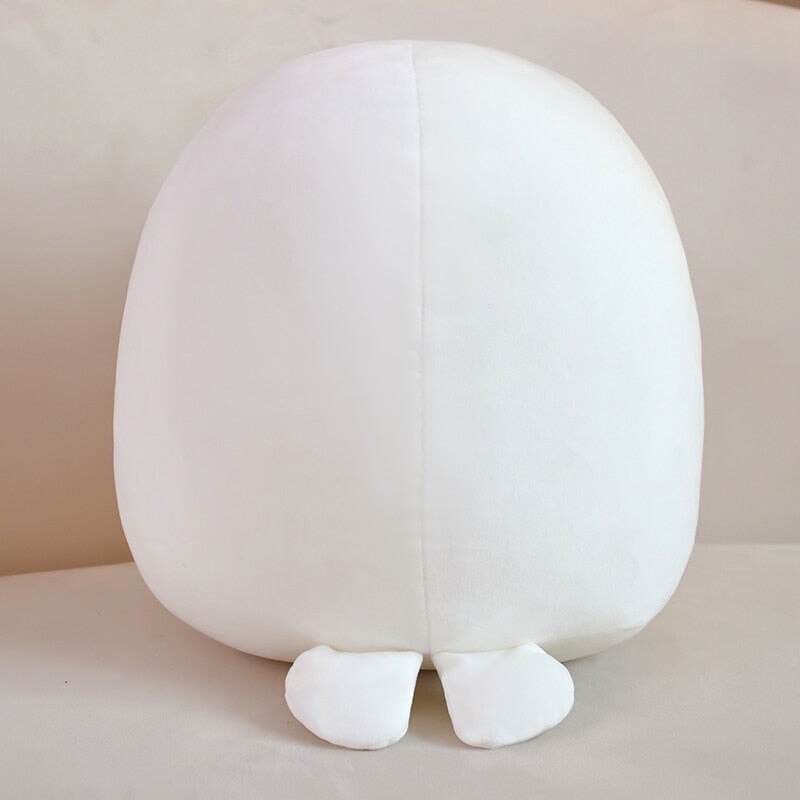 Adorable White and Blue Baby Seal Plush Toys