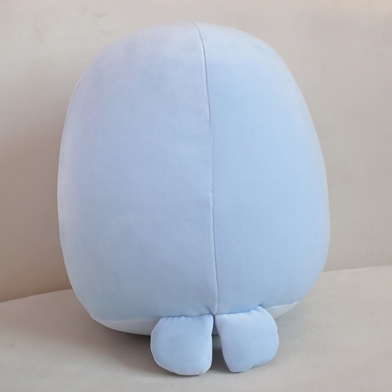 Adorable White and Blue Baby Seal Plush Toys