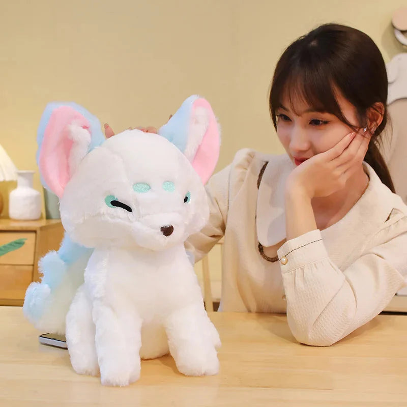 Adorable White Nine-Tailed Fox Plush Toys