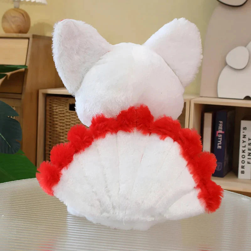 Adorable White Nine-Tailed Fox Plush Toys