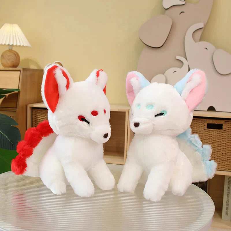Adorable White Nine-Tailed Fox Plush Toys