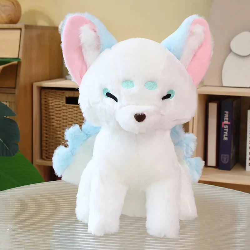 Adorable White Nine-Tailed Fox Plush Toys