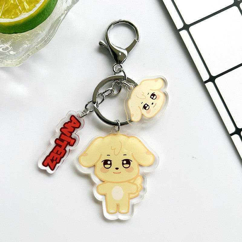 Ateez Aniteez Keychain