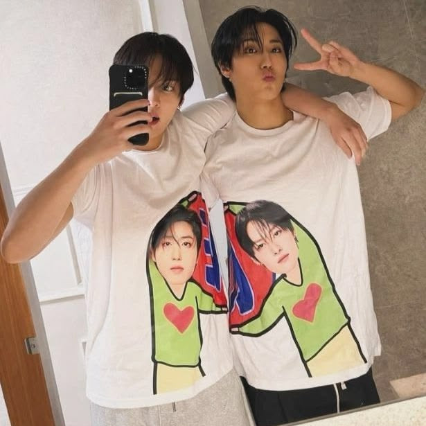 Lee Know and Han matching couple T-Shirts
