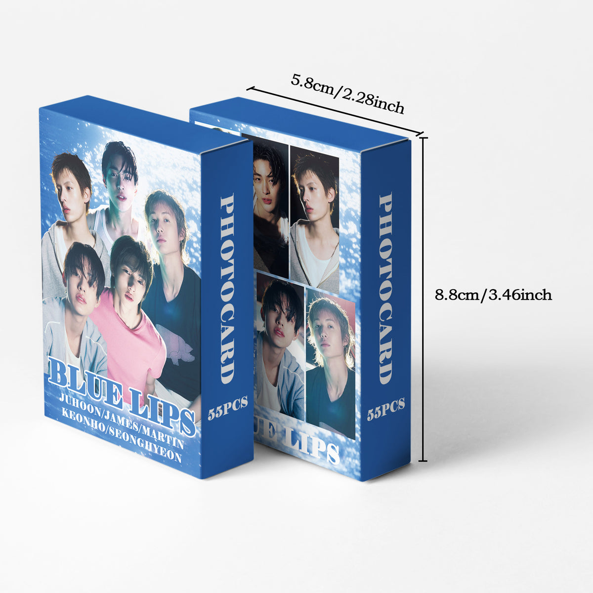 CORTIS BLUE LIPS Lomo Cards 55pcs/set