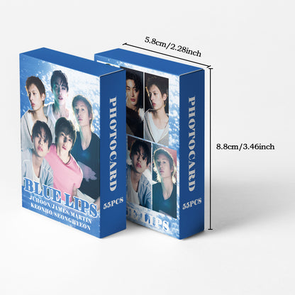 CORTIS BLUE LIPS Lomo Cards 55pcs/set