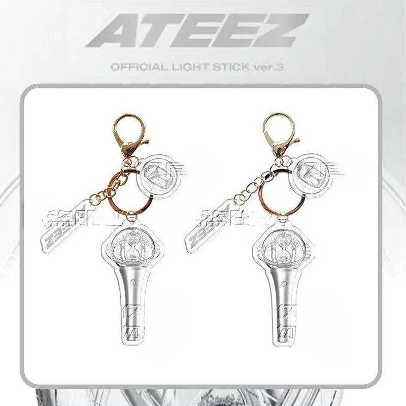 [NEW] Ateez Lightstick Ver.3 Acrylic Keychain