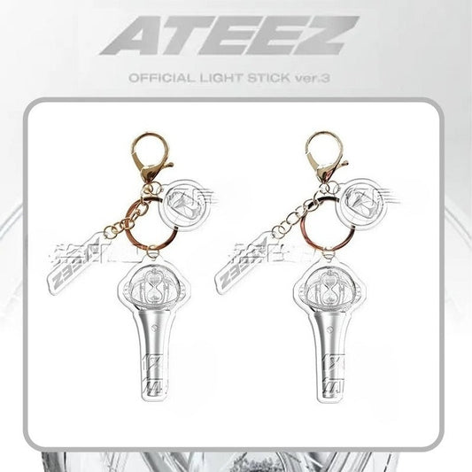 ATEEZ Lightstick Ver.3 Acrylic Keychain