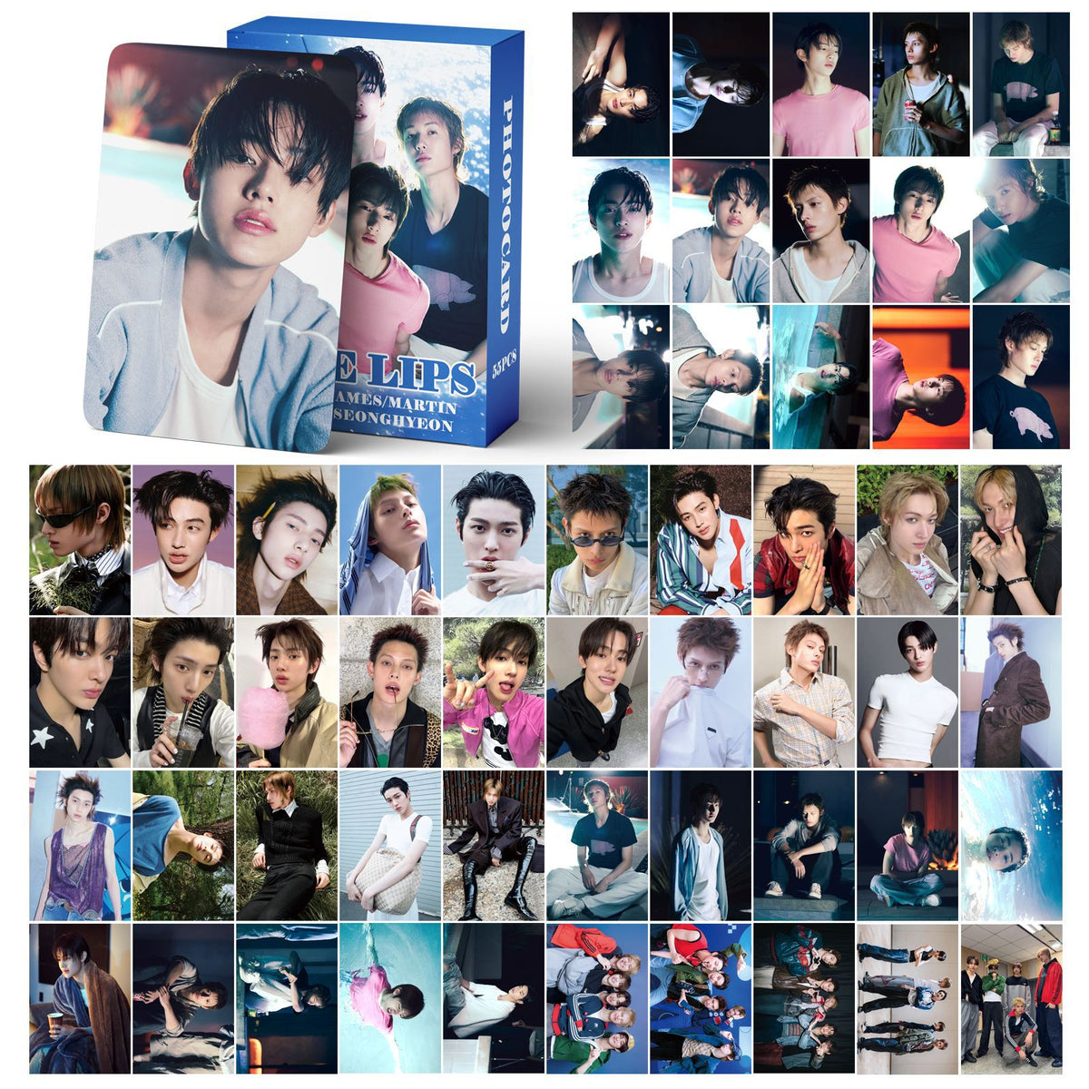 CORTIS BLUE LIPS Lomo Cards 55pcs/set