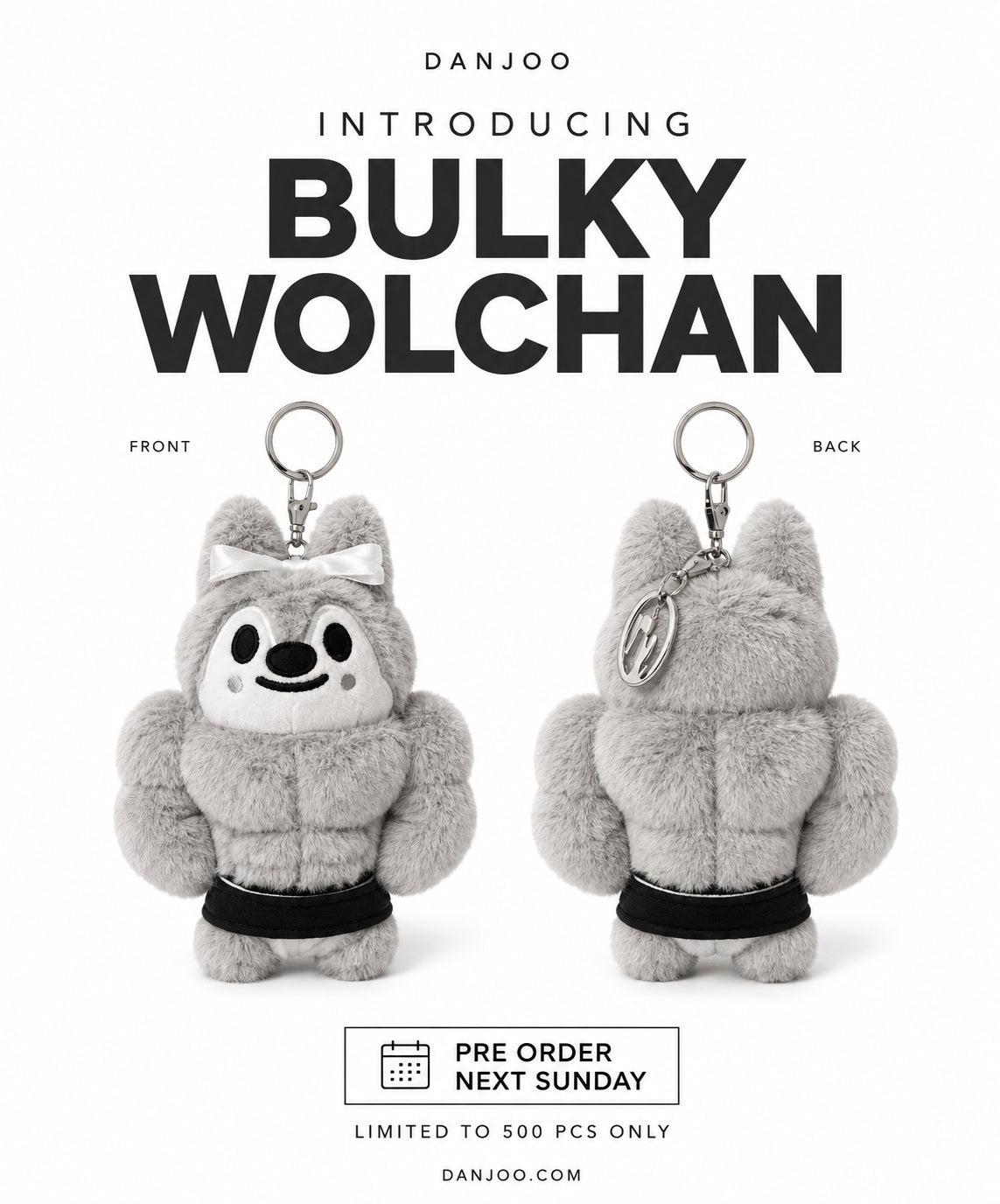 [PRE ORDER] Bulky Wolchan Plush Charm