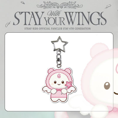 [NEW] SKZ Stay With Your Wings Keychain