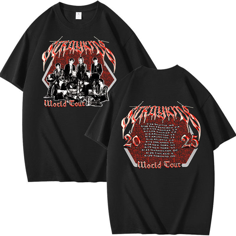 SKZ DOMINATE US TOUR 2025 T-SHIRT VINTAGE
