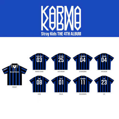 [NEW] STRAY KIDS - KARMA SOCCER JERSEY