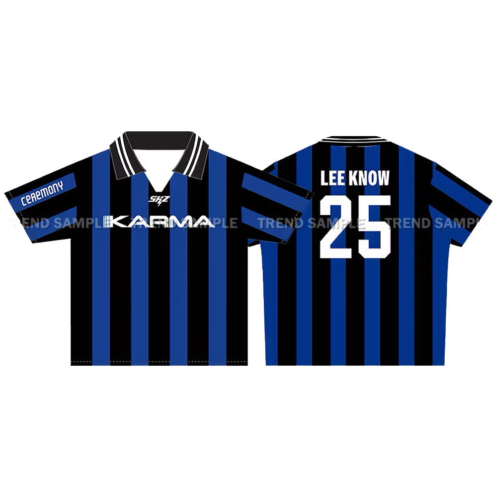 [NEW] STRAY KIDS - KARMA SOCCER JERSEY