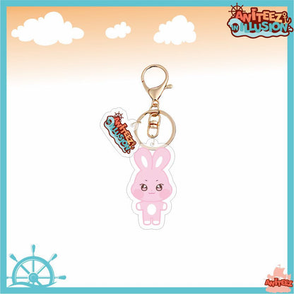 [NEW] Ateez Aniteez Illusion Acrylic Keychain