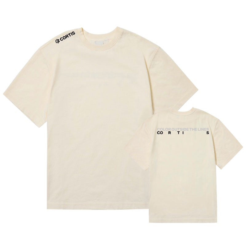 CORTIS Color Outside The Lines t-shirt apricot
