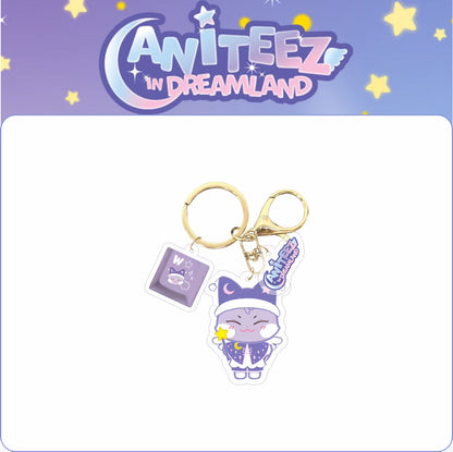 [NEW] Ateez Aniteez In Dreamland Double Pendant Keychain