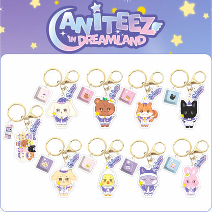 [NEW] Ateez Aniteez In Dreamland Double Pendant Keychain