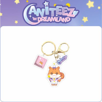 [NEW] Ateez Aniteez In Dreamland Double Pendant Keychain