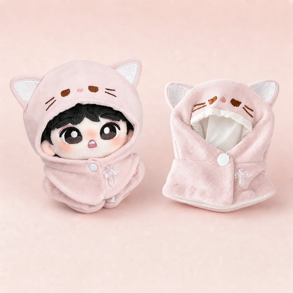 Cat Ear Cape for 10cm Plush