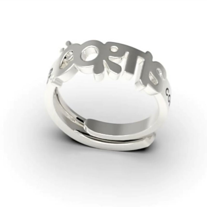 CORTIS logo ring worn