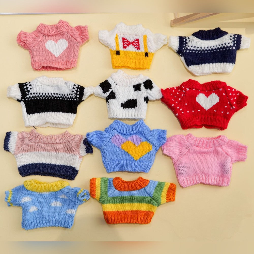 Cozy Knit Sweater for 20cm Plush