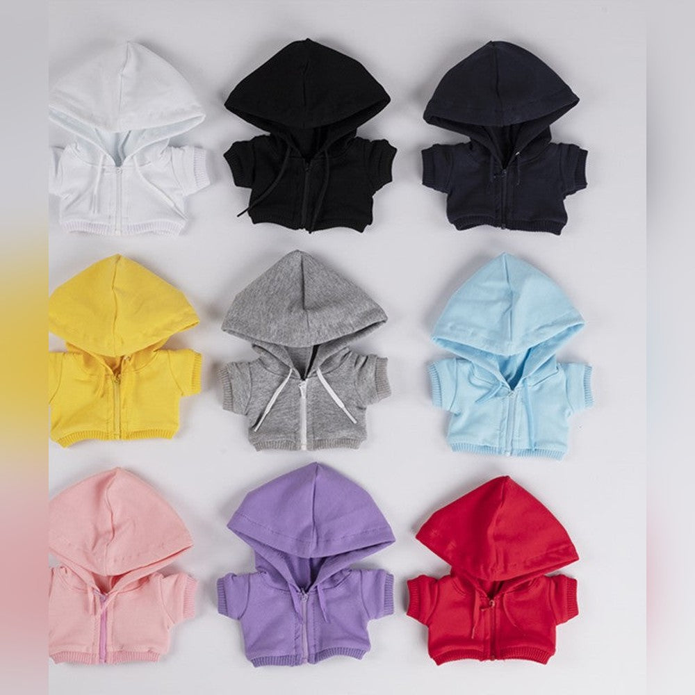 Zip-Up Hoodie for 20cm Plush