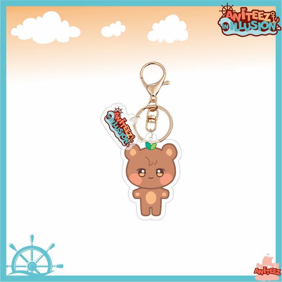 [NEW] Ateez Aniteez Illusion Acrylic Keychain