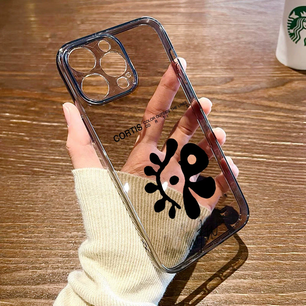 CORTIS logo phone case detail