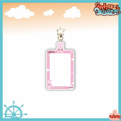 [NEW] Ateez Aniteez Illusion Photocard Holder Keychain