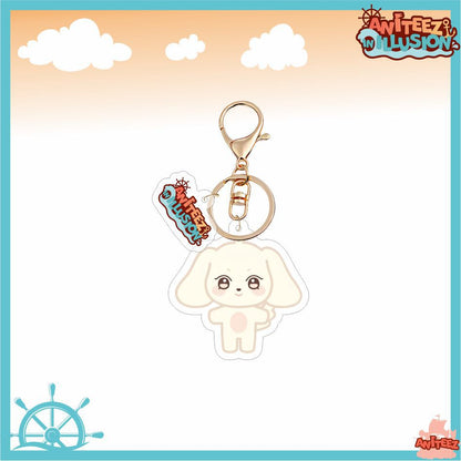 [NEW] Ateez Aniteez Illusion Acrylic Keychain