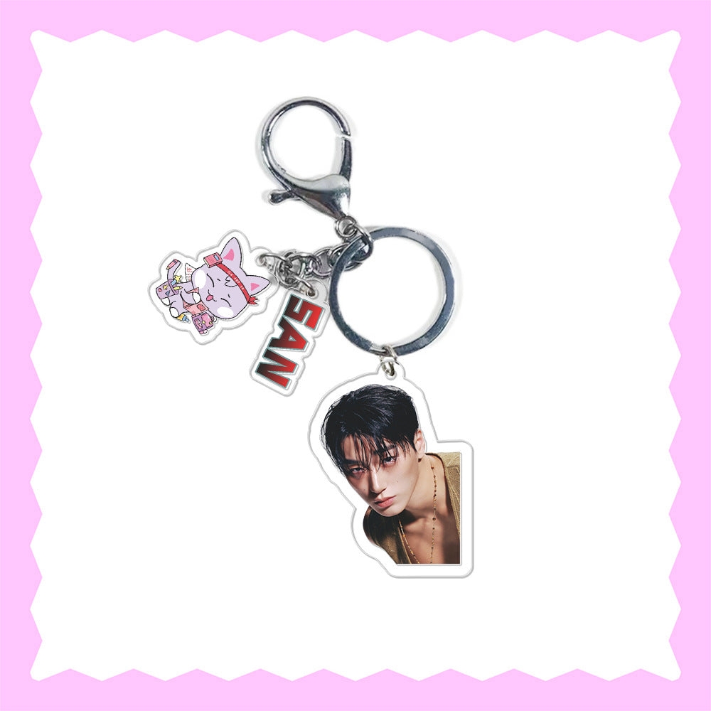 [NEW] Ateez Golden Hour Part 5 Acrylic Keychain