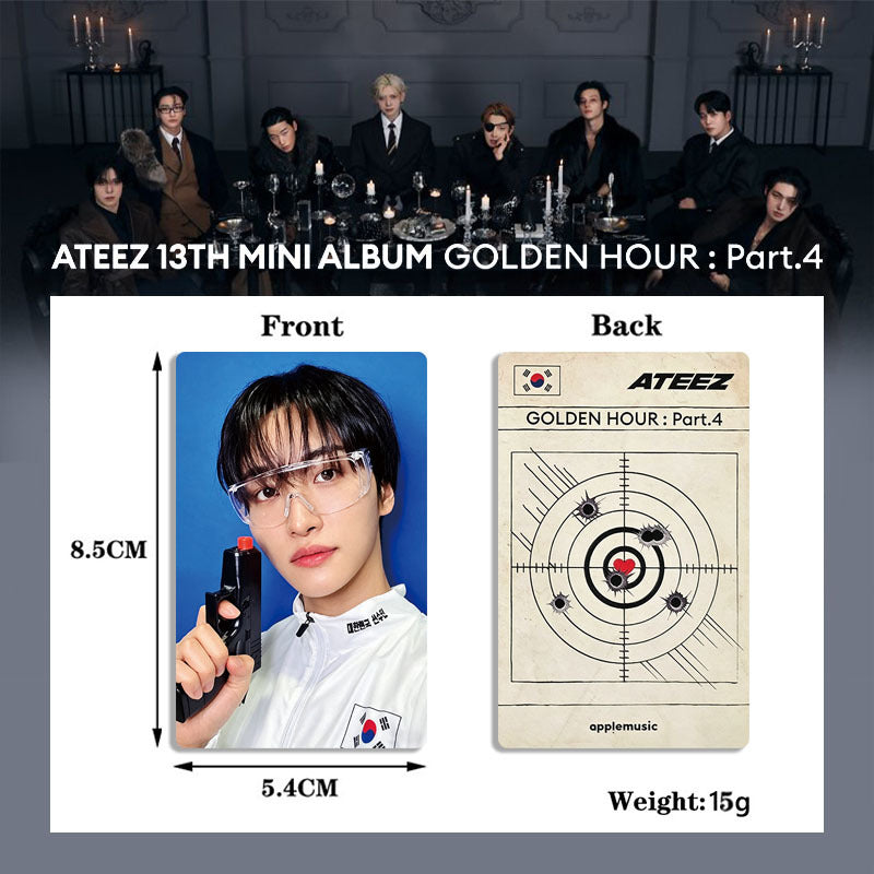 [NEW] Ateez Golden Hour Part 4 Photocard Set