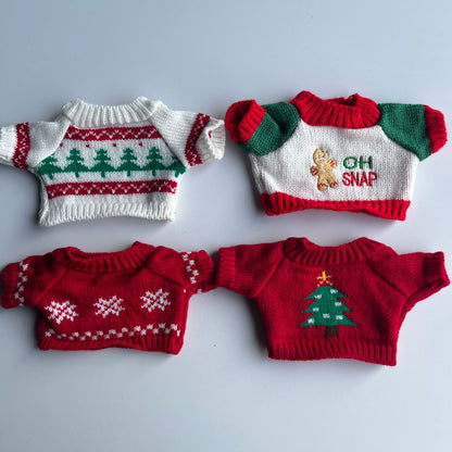 Teddy Christmas Sweater for 30cm Plush