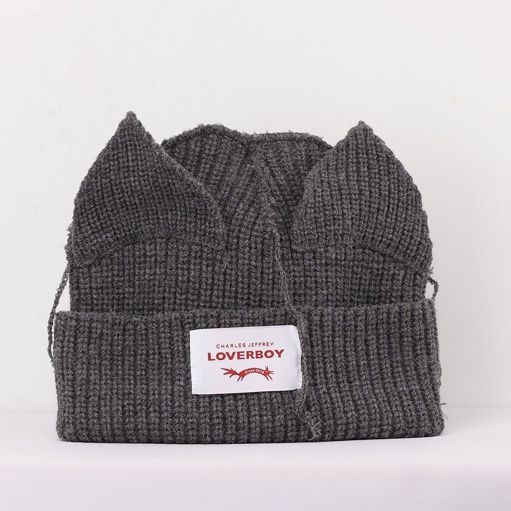 Cute Cat Ears Knitted Hat Beanie