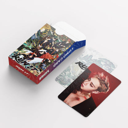 SKZ ‘RUN IT’ Photocards + Stickers (92pcs)