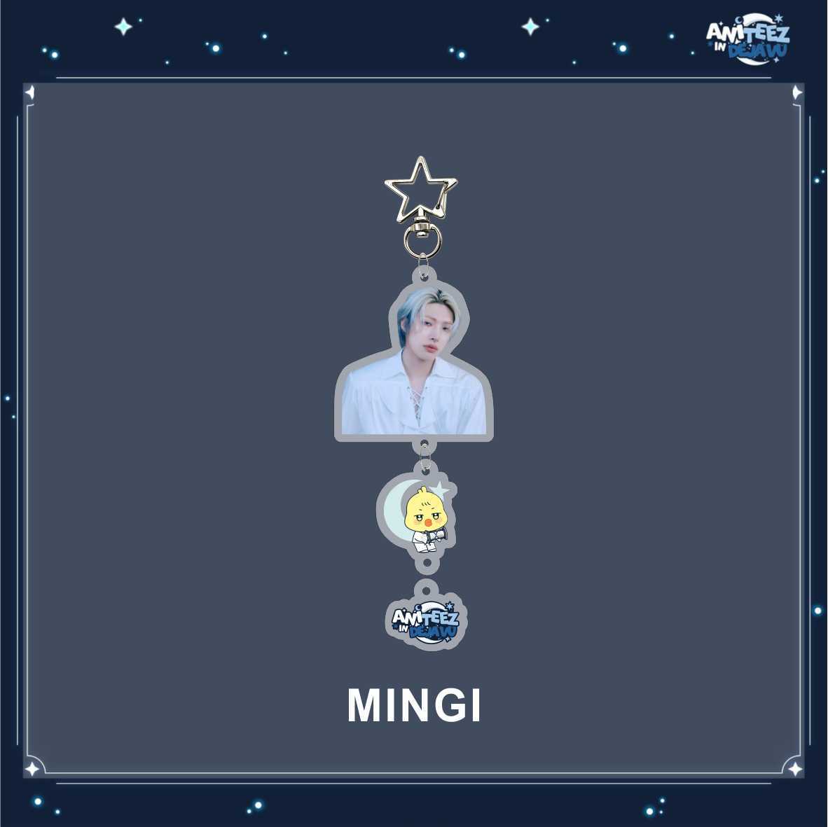 [NEW] Ateez Aniteez In Deja Vu Member Photo Keychain