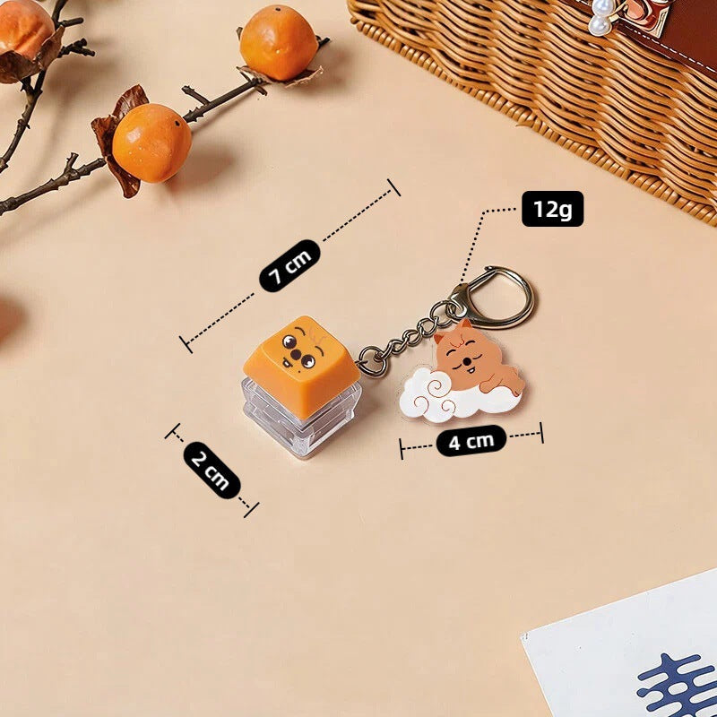 SKZ Luminous KeyCap Pendant Keychain