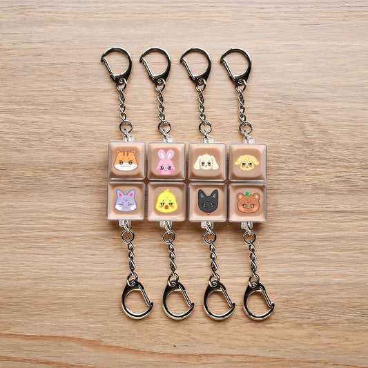 ANITEEZ Luminous Keycap Keychain