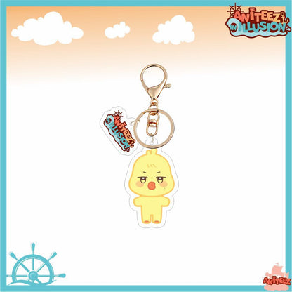 [NEW] Ateez Aniteez Illusion Acrylic Keychain